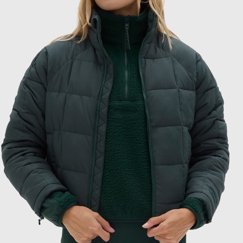 NEW Halfdays Nellie Packable Jacket in Alpine Green - Picture 1 of 8